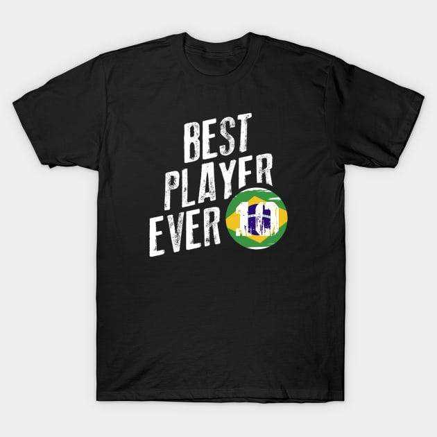 Best player ever is number 10 T-Shirt by Buddydoremi